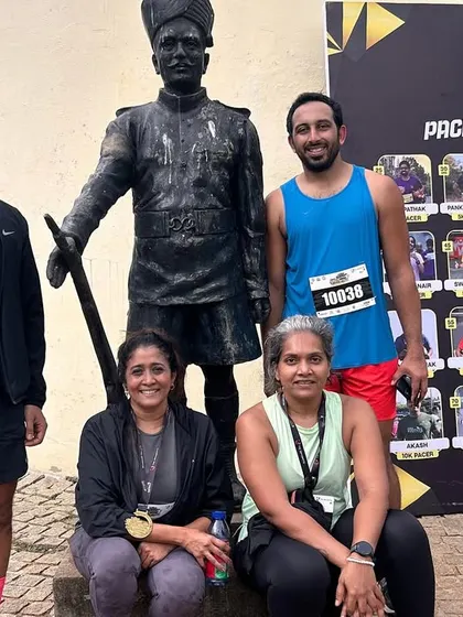 Post-race photo with some of the crew. The community aspect of these events is one of the best parts.
