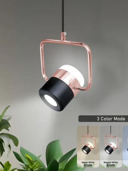 This adjustable spotlight pendant comes in three color modes, allowing you to customize the light from warm white to cool white.