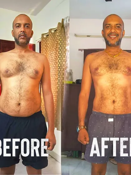 Shreyas combined our online coaching with his nutrition plan and achieved his goals commendably. He highlights our meticulous approach and the patience of our coaches in guiding him through his transformation.