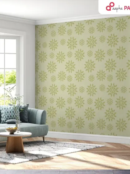 A repeat of the subtle floral pattern, this design is perfect for adding a touch of charm without overwhelming the room.