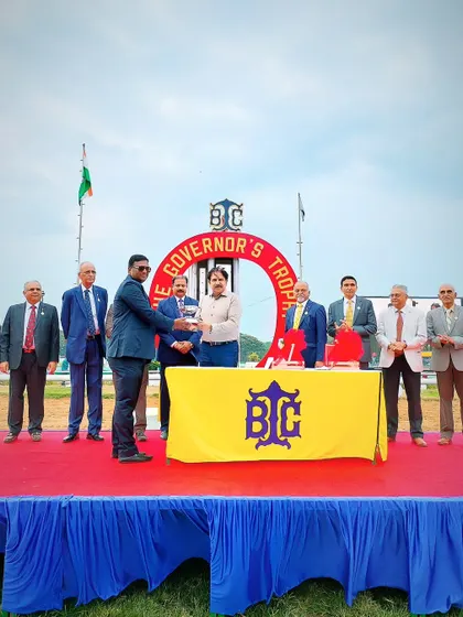 The Good-Bye Cup presentation ceremony on the final day of the winter season.