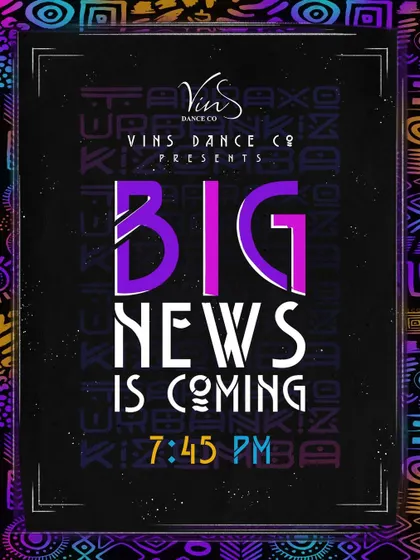 Building the excitement. A teaser graphic we use to announce big news for our upcoming Tuk Tuk festival.