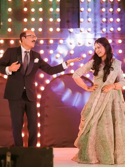 This father-daughter duo is having the time of their lives on stage. My goal is to make family performances feel less like a recital and more like a fun, shared experience.