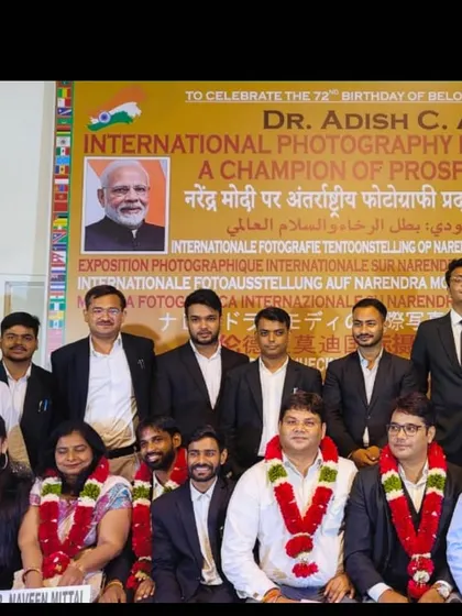 With my senior and respected father figure, Dr. Adish C. Aggarwala, and other members at a cultural event. His extensive service to the Bar Council is an inspiration.
