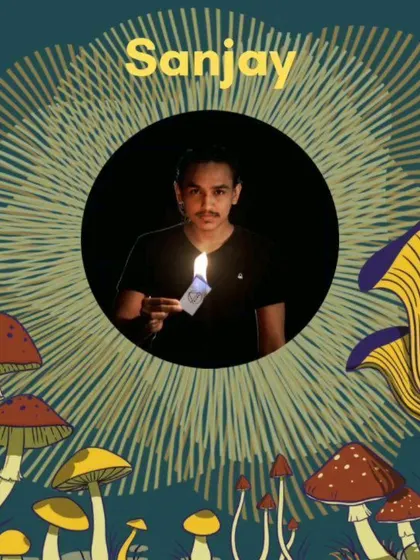 This was a promotional image for a performance at Shroom Sabha. I enjoy creating artistic and thematic visuals that capture the mysterious and enchanting nature of a live magic show.