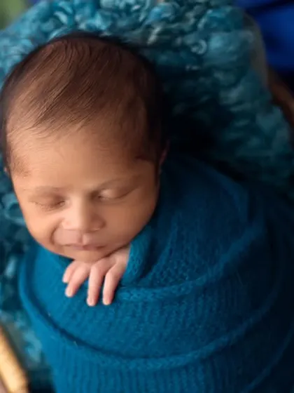 Another dreamy little smile. I patiently wait for these moments, as they truly make for the most special and personal portraits.