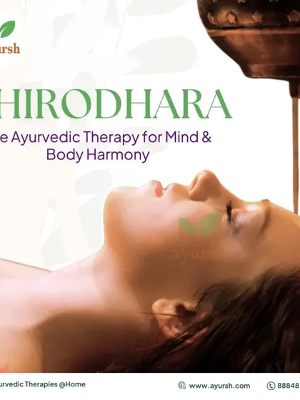 Shirodhara is our primary therapy for achieving mind and body harmony. It is a time-tested Ayurvedic treatment for anyone struggling with mental exhaustion, anxiety, or sleep disturbances.