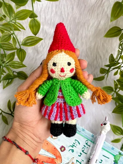 Little Witch Hazel, a character from a children's book. It's so special to bring a character from a beloved story to life for a young reader to hold.