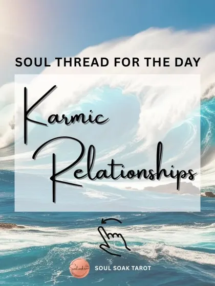 This is the start of a "Soul Thread" I created to explore the true meaning of karmic relationships. It's a concept we hear a lot about, and I want to bring clarity to it.