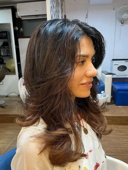 A side view of the versatile butterfly layers.