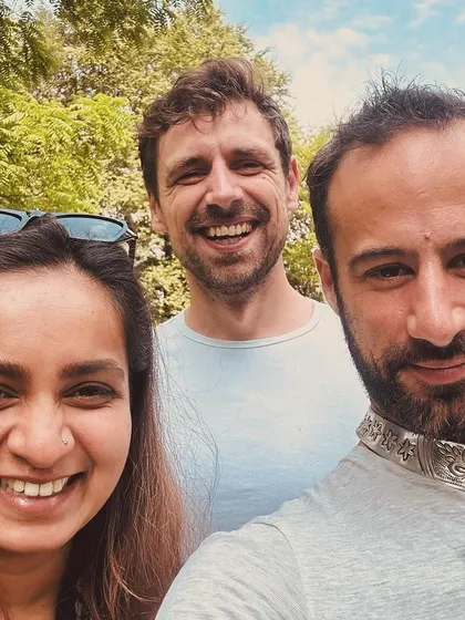 A happy selfie with my trio after our performance at the Jetlag Music Festival. These are the moments of friendship and shared joy that I treasure.