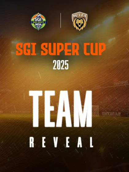The official team reveal announcement for the SGI Super Cup 2025. The countdown begins!