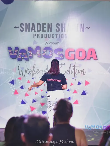 A view from the stage at Vamos Goa. It's an honor to be part of such a well-organized and fun festival.