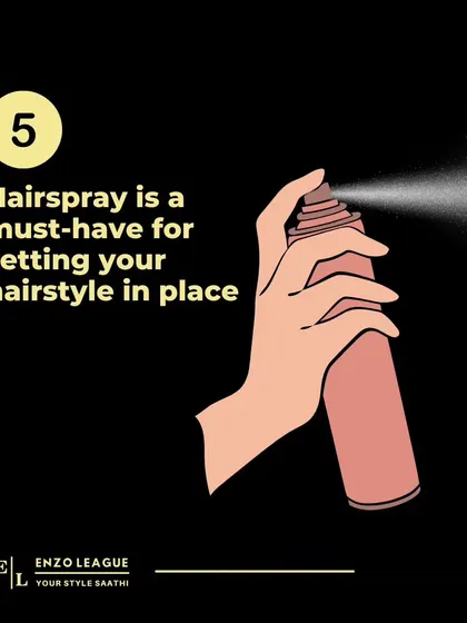 To ensure your style lasts all day, a good hairspray is essential. I can recommend the right hold for your hair type, whether you need flexible movement or a firm set.