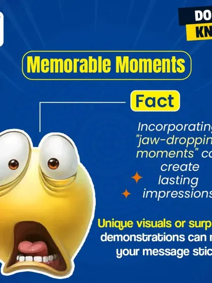 Do you know how to create a "jaw-dropping moment"? As a host and trainer, I know that creating emotionally charged events makes your message stick. This is a core principle I apply in my events and teach in my communication workshops.