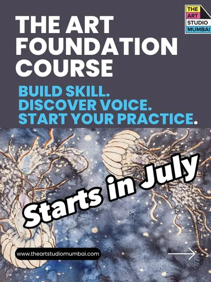 My Art Foundation Course helps you build skill, discover your voice, and start your own creative practice. The next batch starts in July.