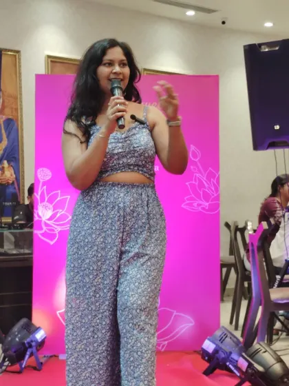 Hosting the Akshaya Tritiya collection showcase for Reliance Jewels. For fashion and jewelry events, I bring a polished and articulate presence to the stage.