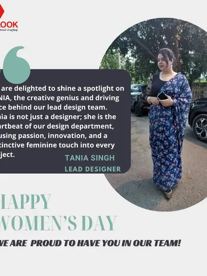 On Women's Day, we shine a spotlight on Tania, our lead designer. She is the creative genius and driving force behind our design department, infusing passion and innovation into every project.