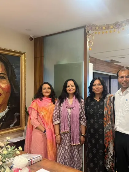 A happy moment with friends and family. Their unwavering support and encouragement are the foundation upon which I have built my career as an activist and lawyer.