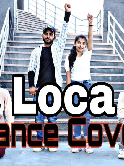 A poster for our 'Loca' dance cover, featuring a mix of our student performers. These projects help students build confidence and experience what it's like to be in a music video.