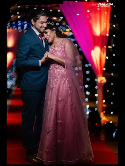 A duplicate of 40, a lovely candid moment on the reception stage.