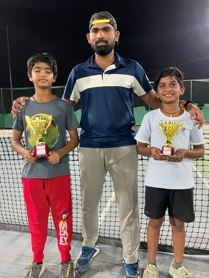 Prajeetvardhan and Shaurya with their trophies after winning the state championship held in Guntur. We are proud to develop champions at every level.