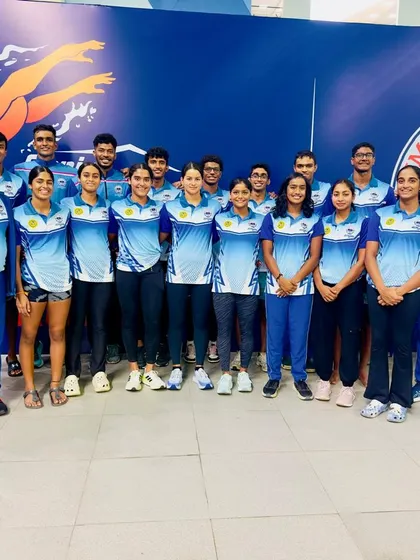 Team BAC shining in Karnataka colors at the national championships.
