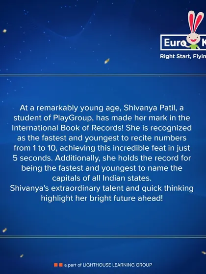 At a remarkably young age, Shivanya has demonstrated extraordinary talent and quick thinking. Her achievements highlight the potential that can be unlocked with the right start in early education.
