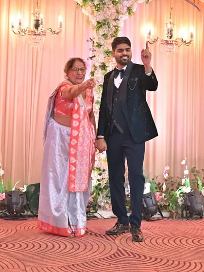 A fun mother-son dance. These performances are always a crowd favorite and create such a special memory for the family.