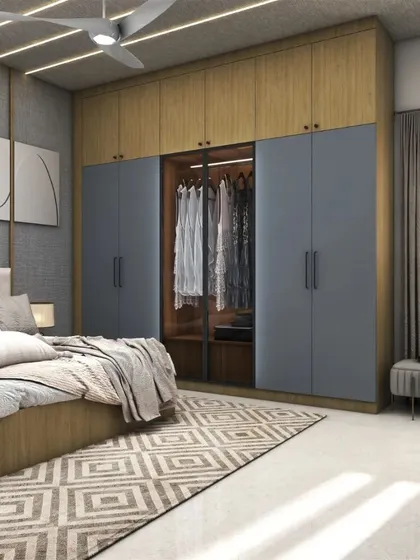 A duplicate of ID 72, providing another view of the large, stylish wardrobe that offers ample storage.