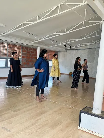 A final group shot from our workshop, capturing the joy and camaraderie. We are a community of dancers who love to celebrate together.