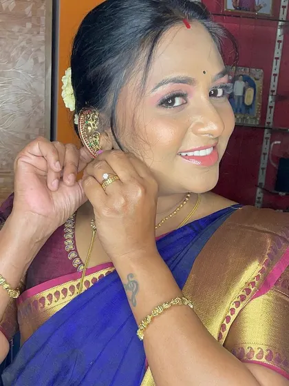 She looks so happy with her natural makeup. The goal is always to make you feel comfortable and confident in your own skin.