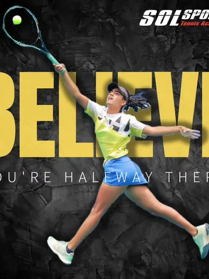Believe you're halfway there. This is the mindset we cultivate in our athletes, empowering them to chase their biggest dreams.