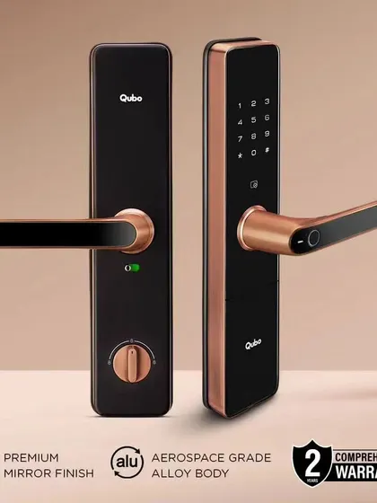 Built to last, our smart locks feature a premium finish and a strong alloy body. We stand by our product quality with a full two-year warranty on every lock.