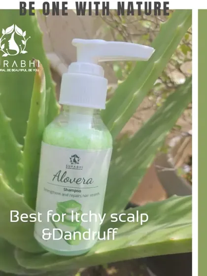 My Aloe Vera shampoo is a sulphate-free formula that is excellent for soothing an itchy scalp and helping with dandruff. It’s a pure, plant-based solution for healthier hair.