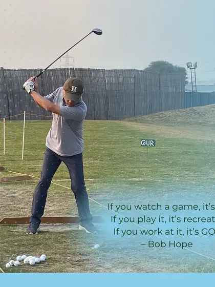 As the great Bob Hope said, "If you work at it, it's GOLF." We provide the perfect place to put in the hard work and see the results.