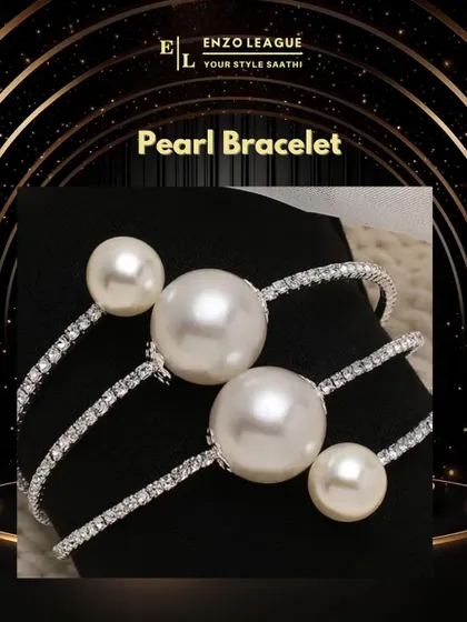 A pearl bracelet is the epitome of timeless elegance. It's a classic accessory that adds a touch of sophistication and grace, perfect for formal events or adding a chic touch to your workwear.