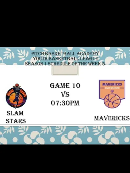 The schedule announcement for Game 10 of Season 1.