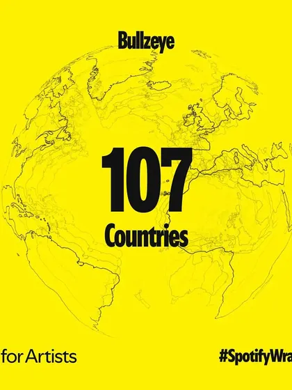 My music reached 107 countries this year. It's an incredible feeling to know that people all over the world are connecting with my sound.