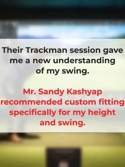 This client, an Army personnel, struggled with off-the-rack clubs due to his height. A Trackman session and custom fitting gave him a new understanding of his swing and the right equipment to match.