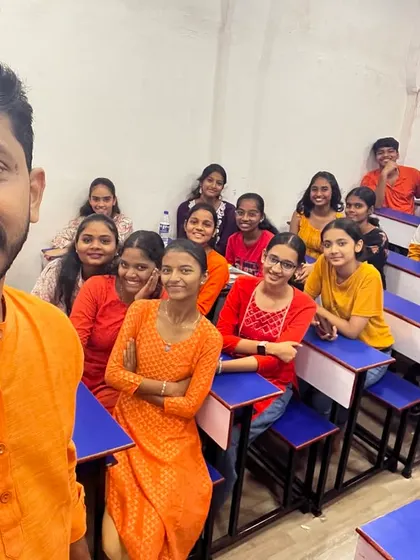 Radiating enthusiasm and warmth as we celebrate the vibrant hue of orange for Navratri 2024.