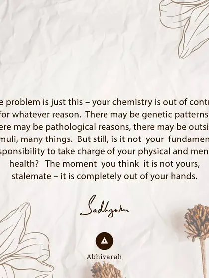Your physical and mental health is your fundamental responsibility. The moment you take this responsibility, you can start moving towards wellbeing. My programs are designed to empower you to do just that.