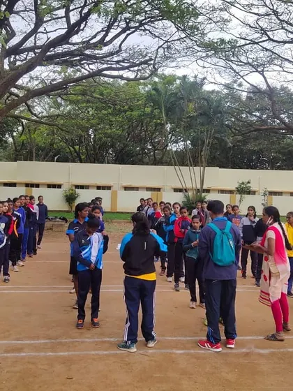 A large group of our female players gathered for a training session. We are proud to have a strong and growing girls Kho-Kho program.