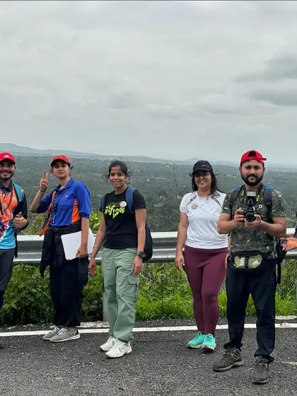 Our trek leaders and corporate volunteers working together on a community clean-up and seed ball planting drive. Adventure can be a powerful force for good.
