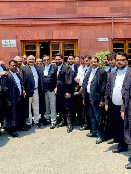 Another moment with the team during the SCBA election period. We are proud to be part of a vibrant legal community and contribute to it.