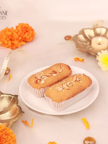 Our Mawa Cake is a traditional Indian-style milk cake. It's rich, dense, and fragrant, making it a popular choice for festive celebrations like Diwali.