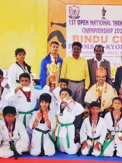 Another group photo of our victorious team at the 1st Bindu Cup. Every student contributed to our club's outstanding performance at this national-level event.