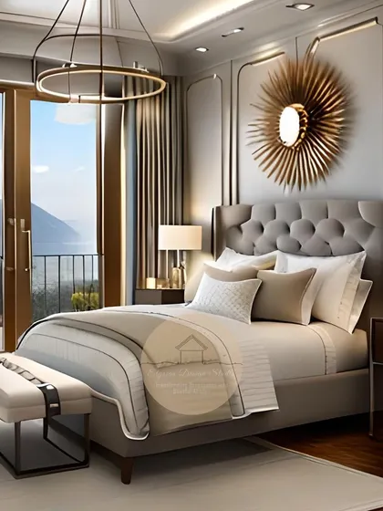 A collection of our bedroom designs, showcasing various styles from modern minimal to ethnic traditional. Each space is crafted to be a unique sanctuary, featuring custom furniture, layered lighting, and thoughtful details.