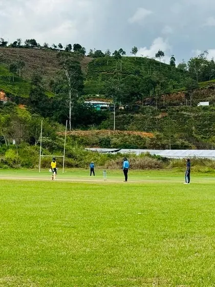 Another view of the stunning cricket ground in Sri Lanka where our team played.