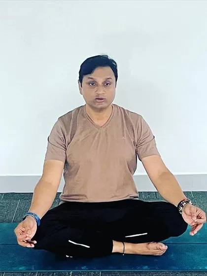 Me, in my element, leading a meditation session. My goal is to make these ancient practices accessible and practical for modern life.